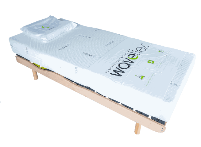 Waveflex matras en vaste bodem 1 persoons 