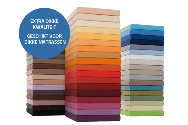 Hoeslaken Bella Donna  PICCOLA voor oplegmatrassen
