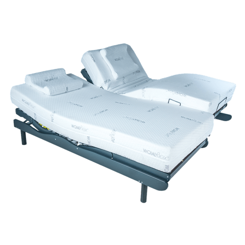 Waveflex matras en elektrisch verstelbare bodem 2 persoons 