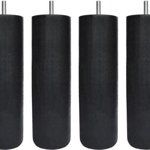 set buitenpoten Bultex zwart 15 cm (set van 4)